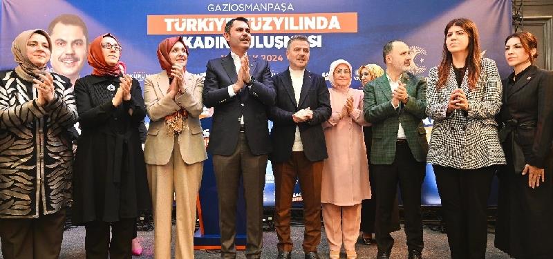 Murat Kurum, Kadnlara Ynelik Projelerini Gaziosmanpaa'da Mjdeledi